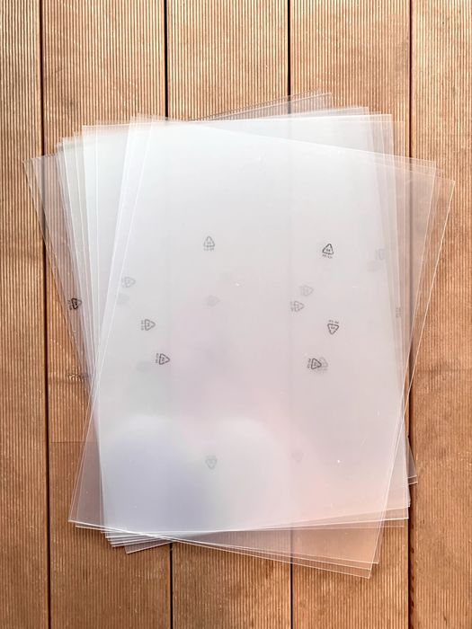 Plexi plexa 50 szt 40x30 plastikowe okienko do obrazow
