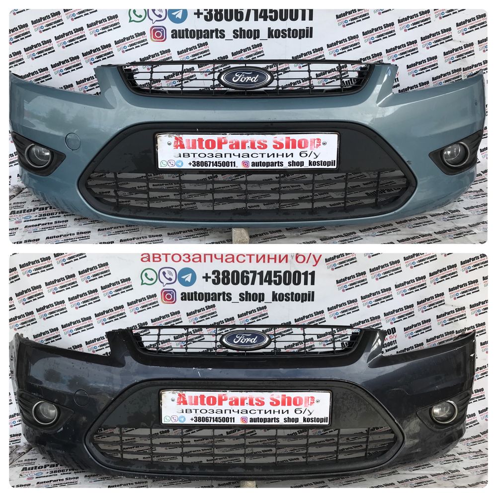 Бампер Ford Focus 2 бампер буфер Фокус 2 рестайл бампер бампєр решотка
