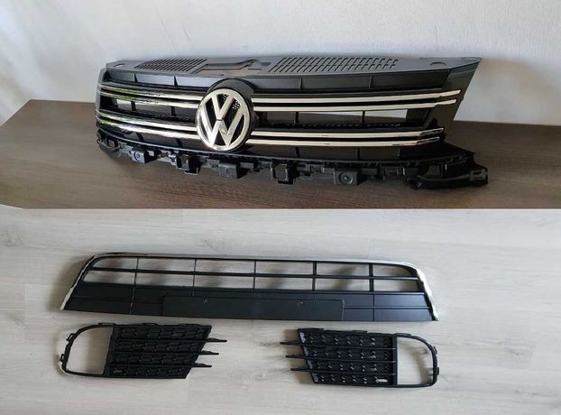 Volkswagen Tiguan VW Решетка радиатора  2014 2015 2016  Решотка Тигуан