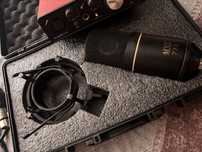 mikrofon mxl770 kabel xlr interfejs focusrite gen 2