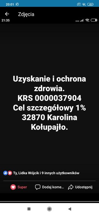 1,5% dla Karolinki