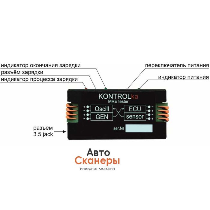 Адаптер MRE-тестера v1.1 для диагностики датчиков АБС