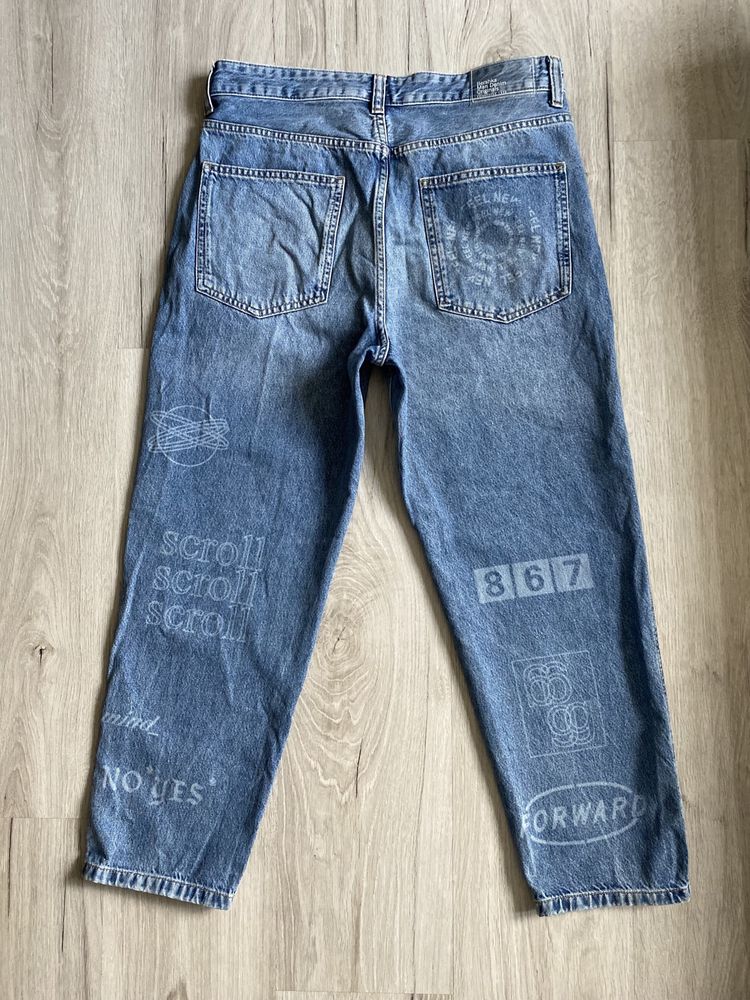 Spodnie męskie jeans Denim r. L Bershka