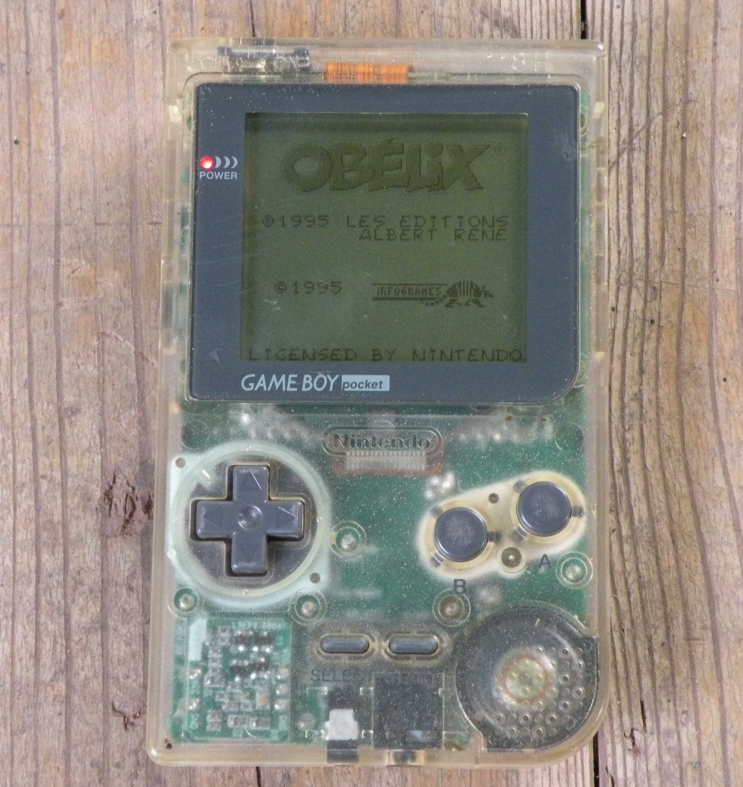 GAME BOY pocket clear + gry kolekcjonerski