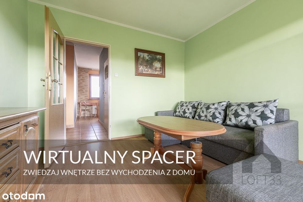 Przestronne mieszkanie dwupokojowe w Centrum miasta