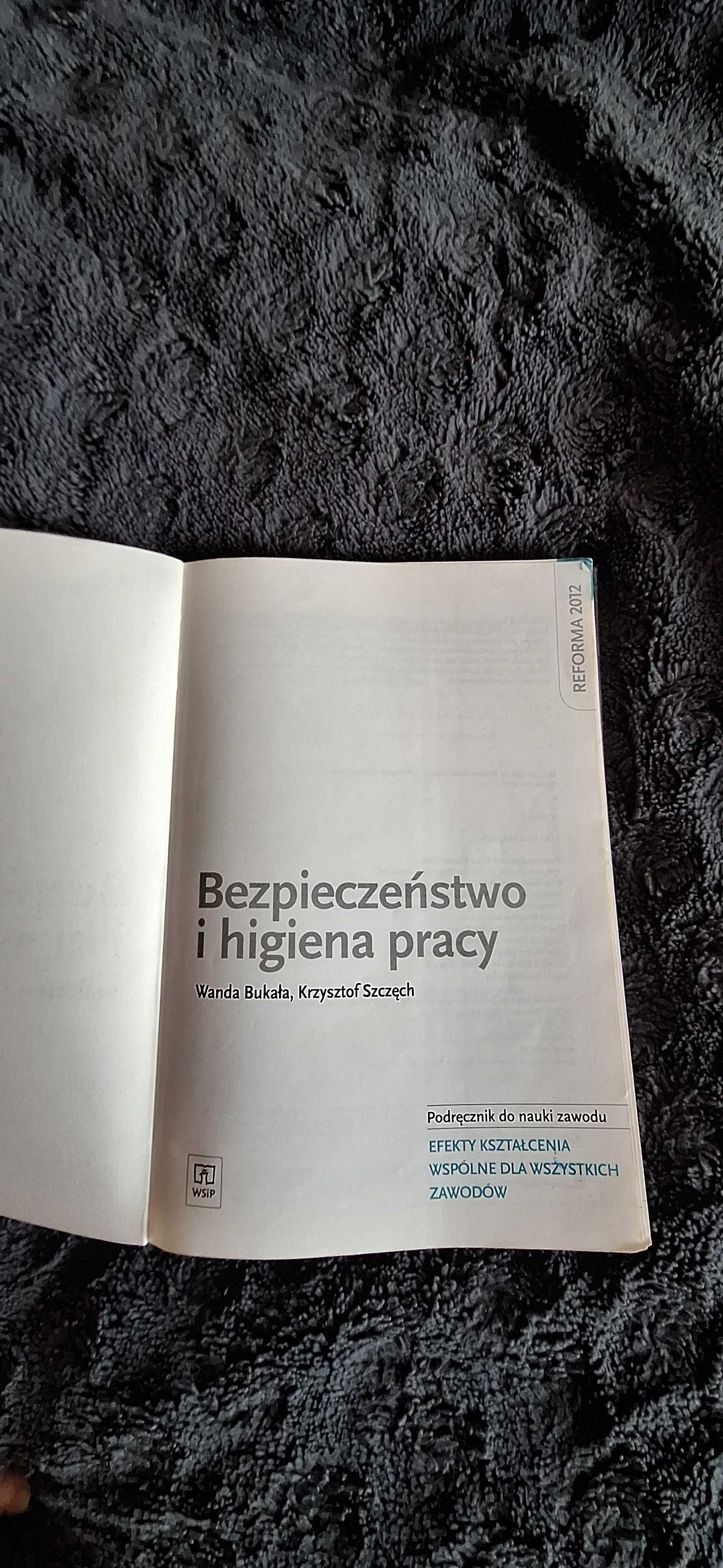Podręcznik Bezpieczeństwo i higiena pracy szkoła średnia