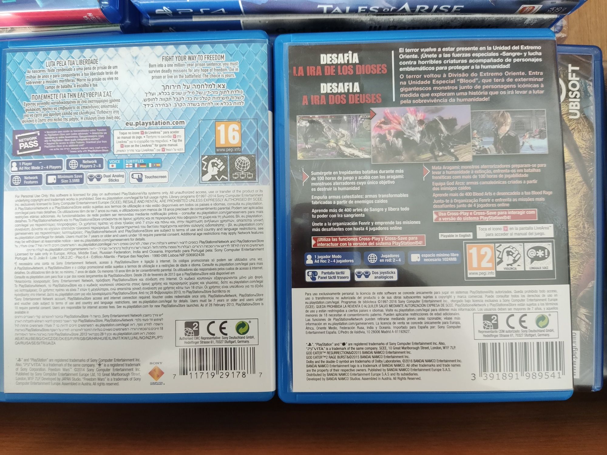 Psvita God eater 2