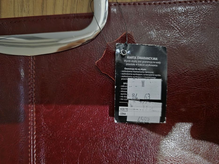 Aktówka damska skóry naturalnej