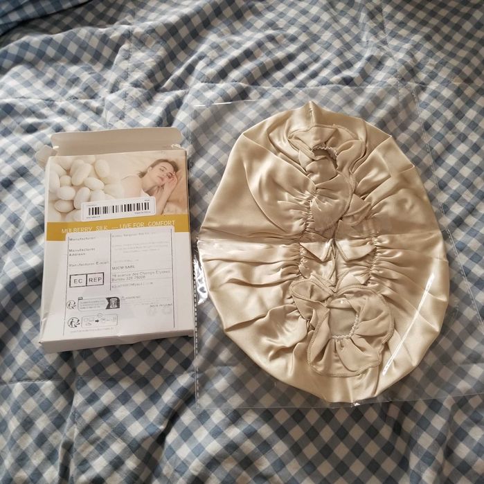 Шапочка для сна из натурального 100% шелка