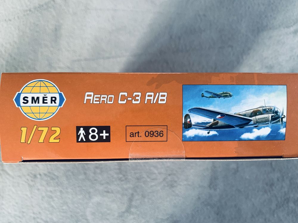 Samolot Aero C-3 A/B model do sklejania Smer 0936