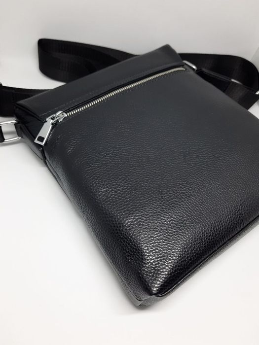 Чоловіча сумка шкіряна барсетка кельвін | Мужская сумка кожаная