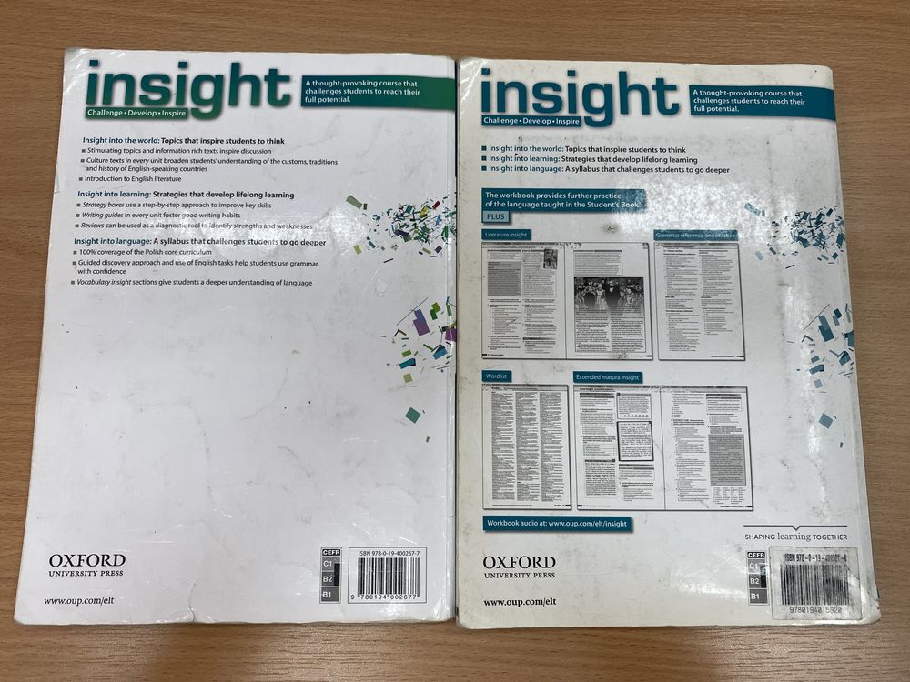 Insight upper-intermediate zestaw Student’s book + Workbook