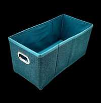 Niebieskie pudełko do przechowywania. 15x31x15 cm