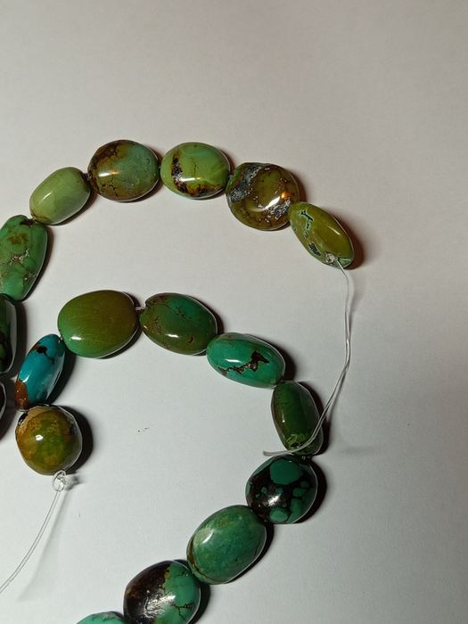 Turkus naturalny nieregularny 24szt.