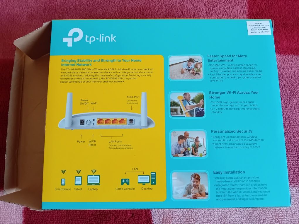 Router TP-Link TD-W8961N