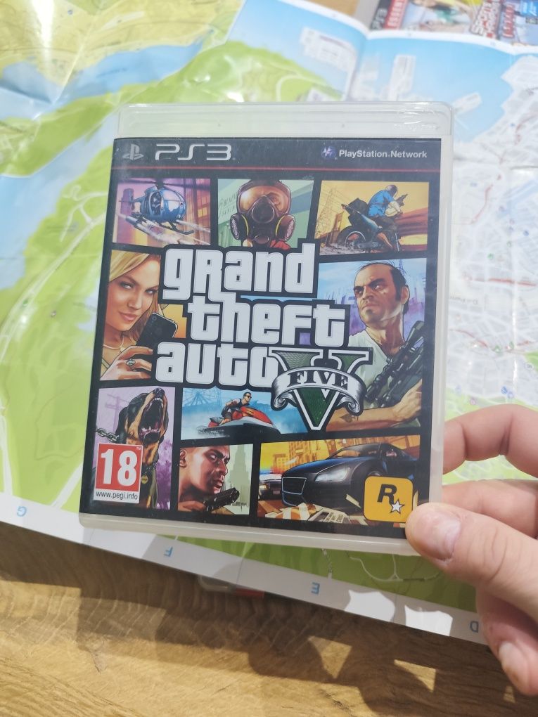 GTA V PlayStation 3. Ps3 GTA 5 + mapa