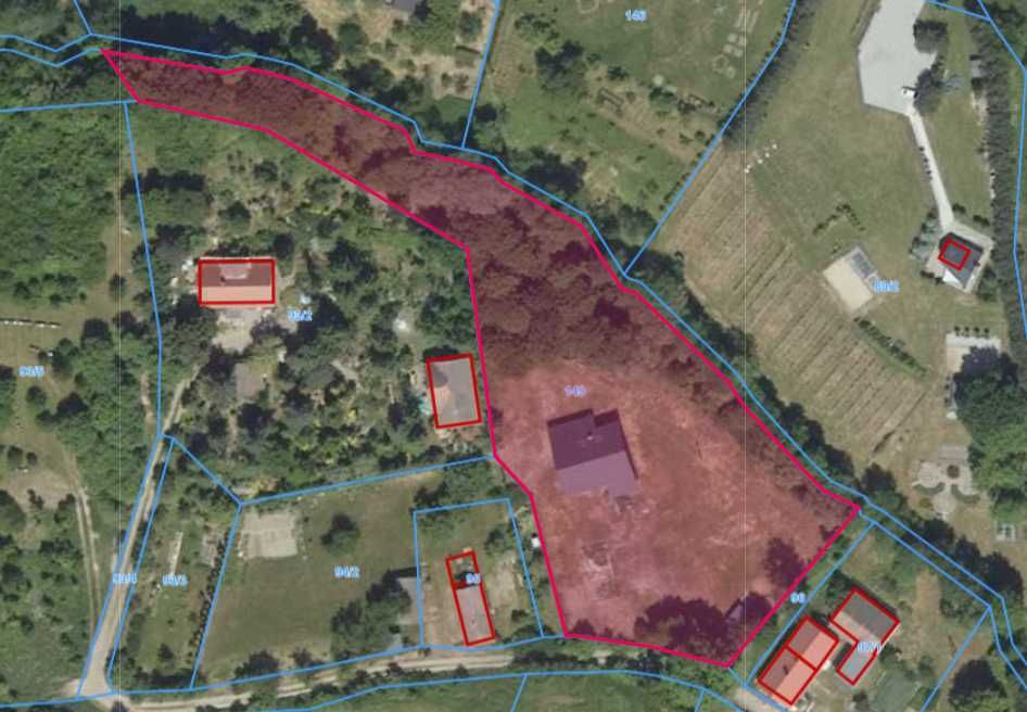 Nieruchomość z rozpoczętą budową , Niemcza - Jasień