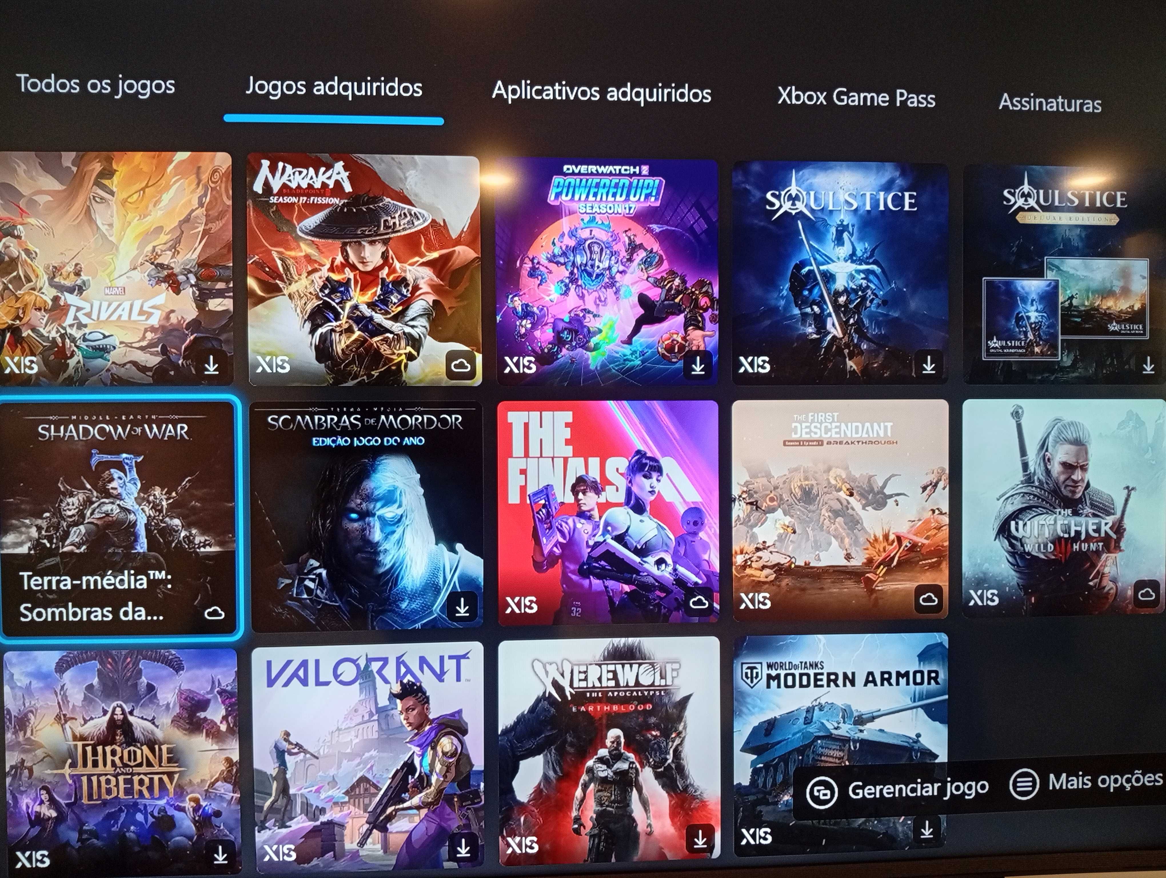 Xbox série S 1T black
