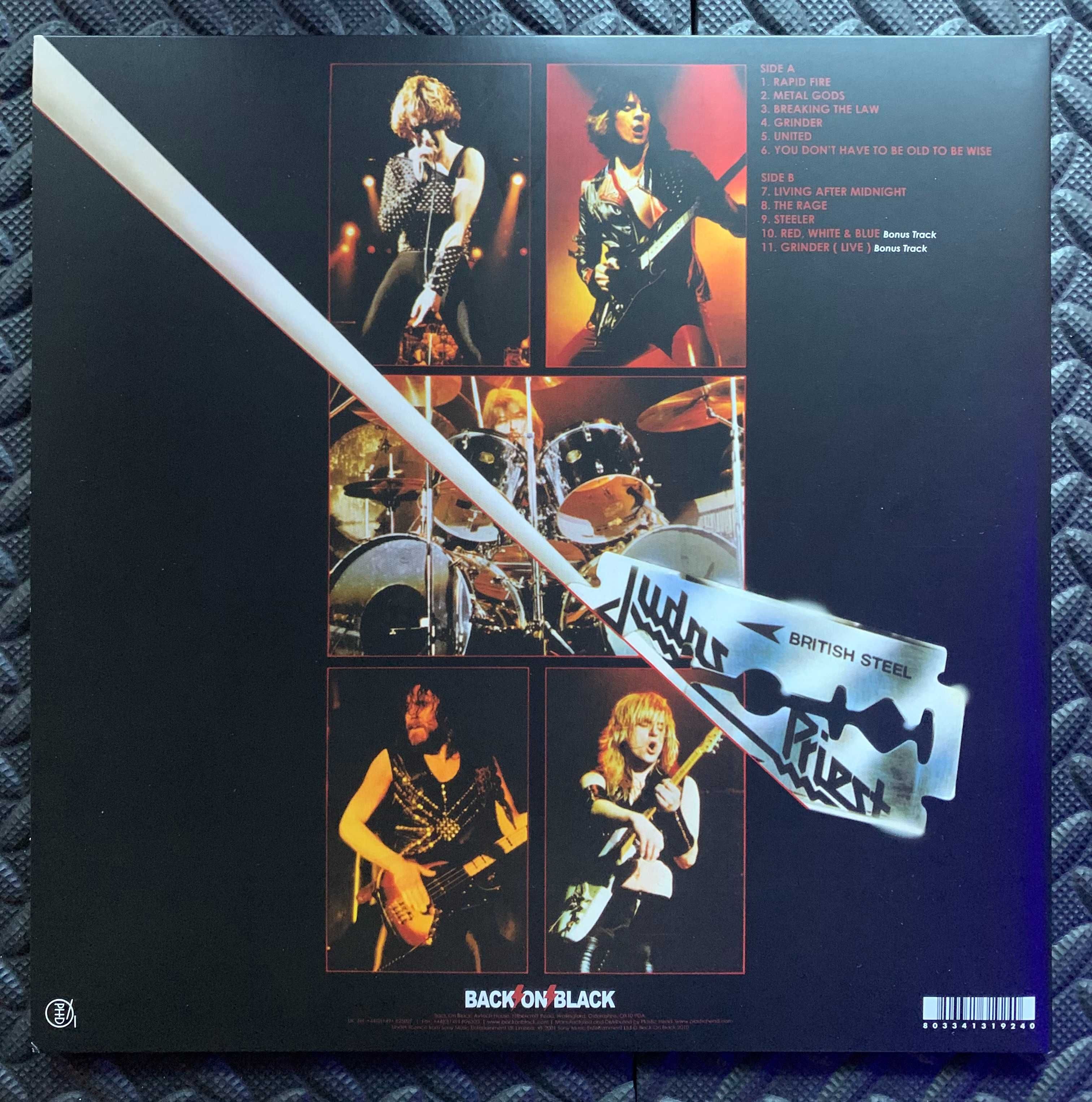 Judas Priest ‎– British Steel, clear