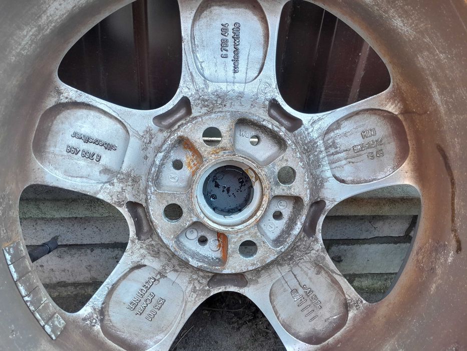 диски 4x100 r15 зимова резина 175 65 uniroyal колеса germany 5.5j is45