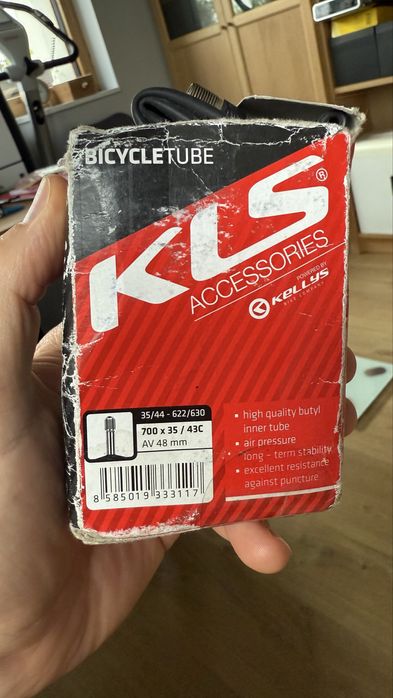 Dętka Kellys 700x35/43C AV 48 mm