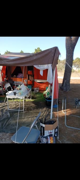 Engate atrelado tenda