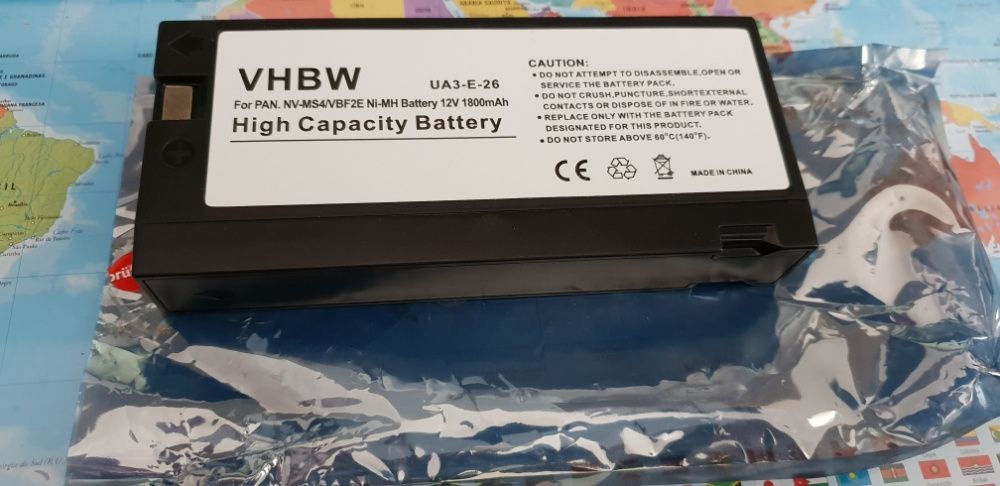 Bateria Panasonic NV-MS4/NV-MS4E/NV-MS5/NV-M40/NV-M50 1800mAh VW-VBF2E
