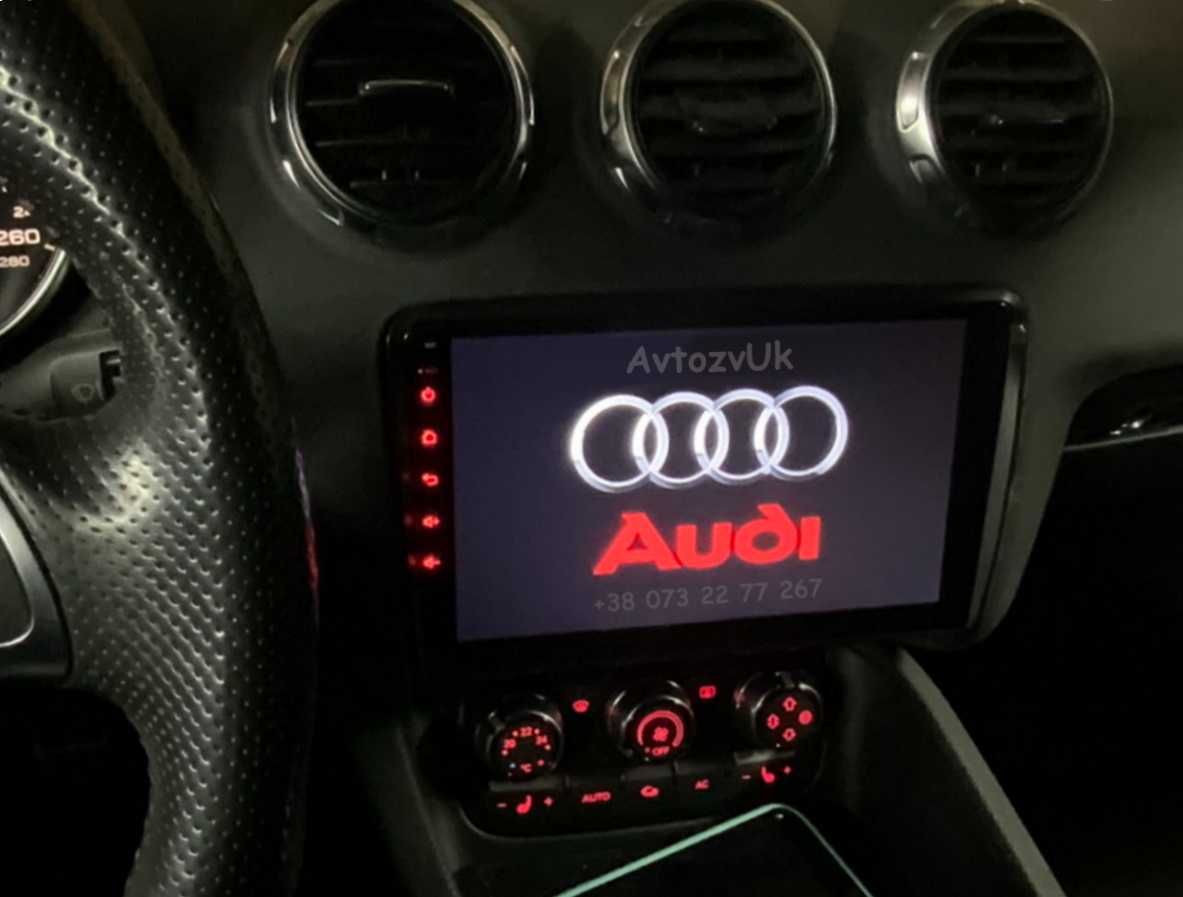 Магнитола Audi A3 TT S3 RS3 А3 Ауди ТТ 2 дин Дисплей CarPlay Android