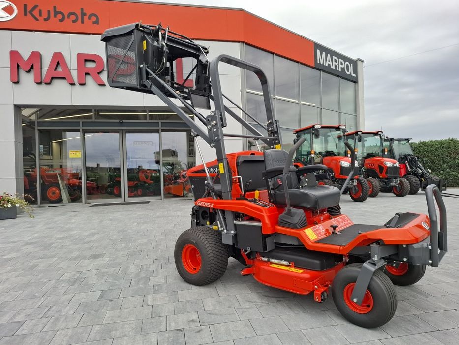 KUBOTA GZD15-IIHD Kosiarka kosz górny wysyp, RATY 0%