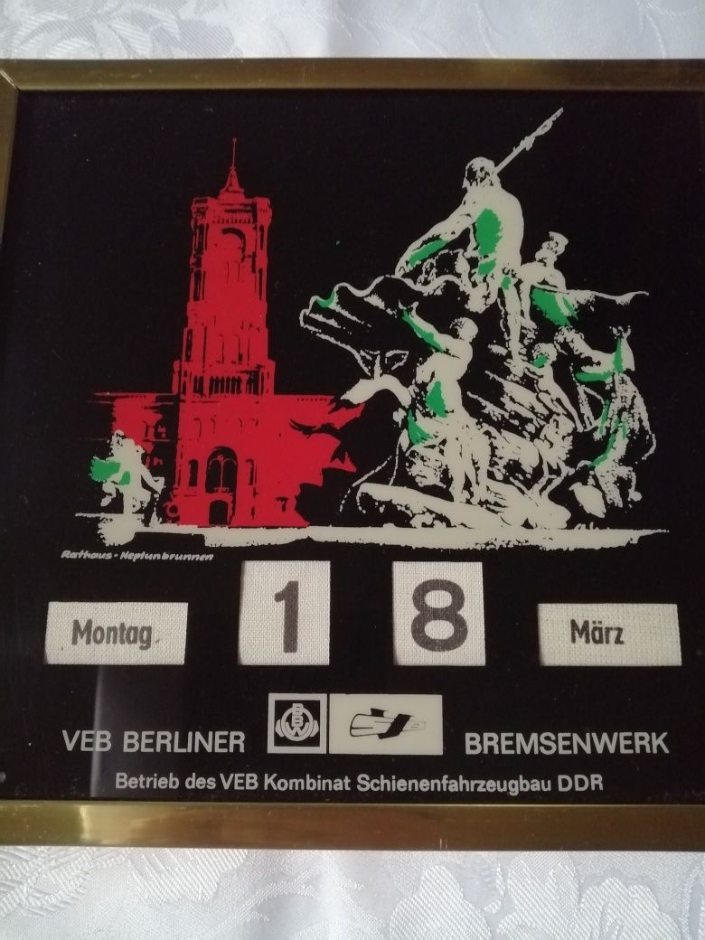 Kalendarz NRD lata 70