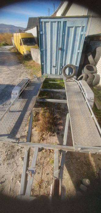 Лафет 2х осьна находу зачіпив потянув