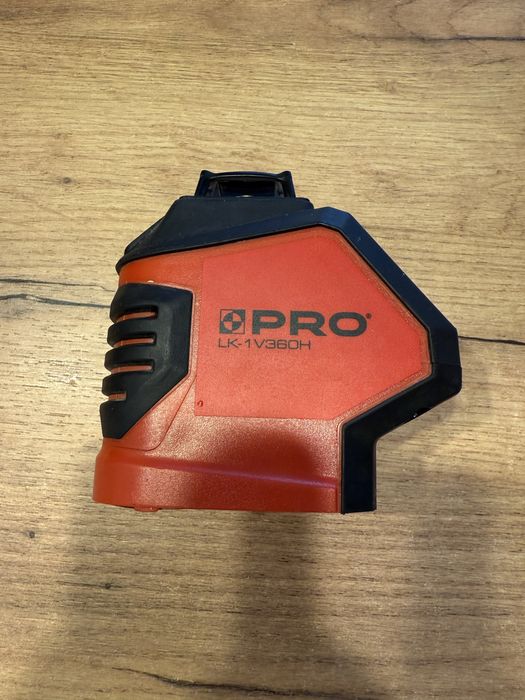 Laser krzyżowy PRO LK-1V360H czerwona wiązka