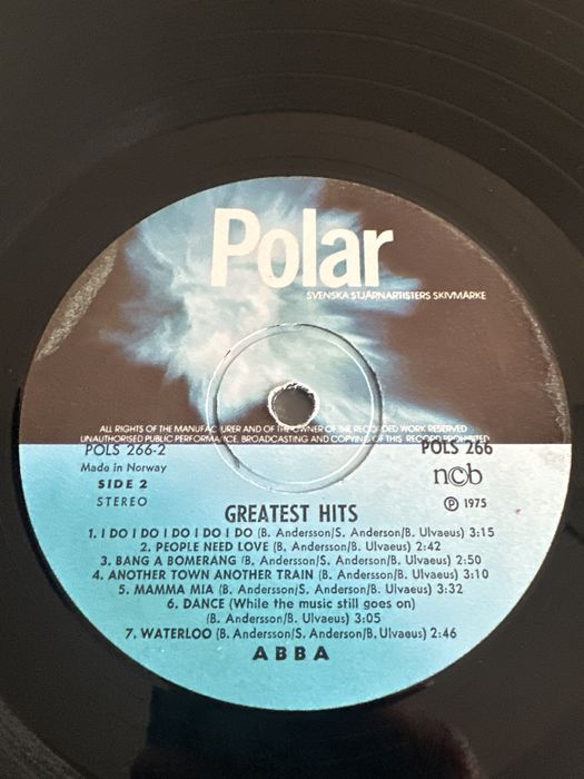 Abba - Greatest Hits 1975 Sweden winyl