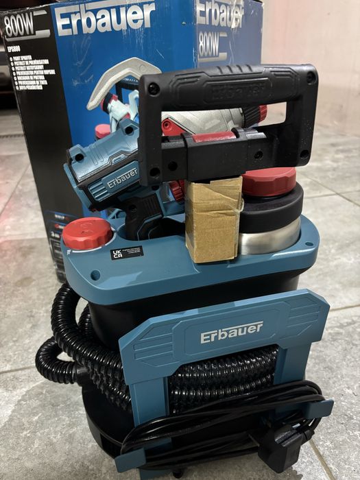 Agregat malarski Erbauer 800 W pistolet natryskowy