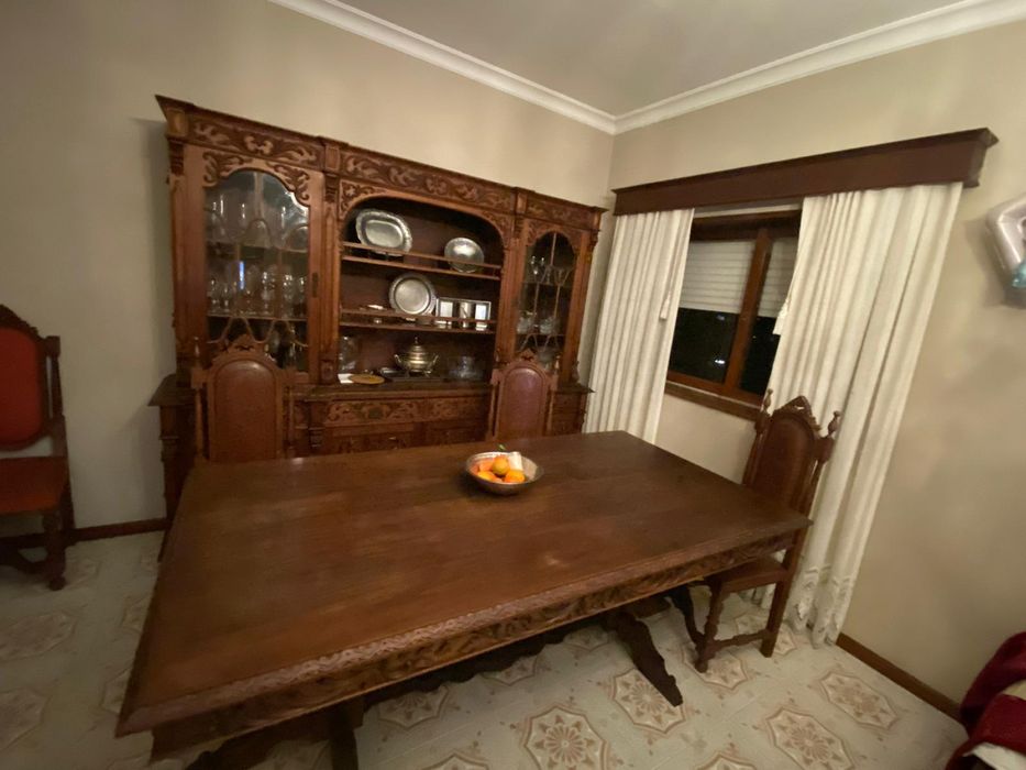 Mobília Madeira Castanho Clássico