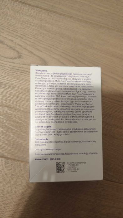 Multi-Gyn FloraPlus Żel dopochwowy, grzybica, świąd, 5 tubek x 5 ml