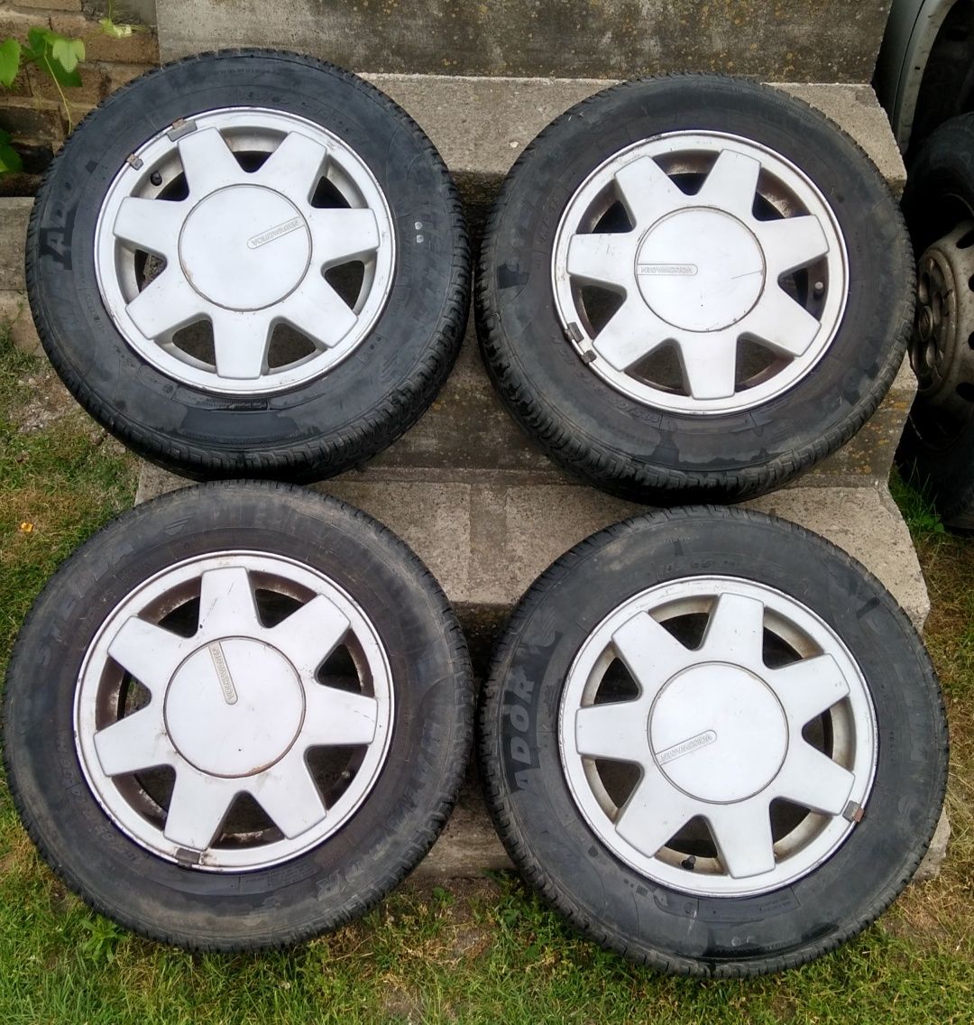 Alufelgi 14 cali + Opony 185/65R14 VW Opel