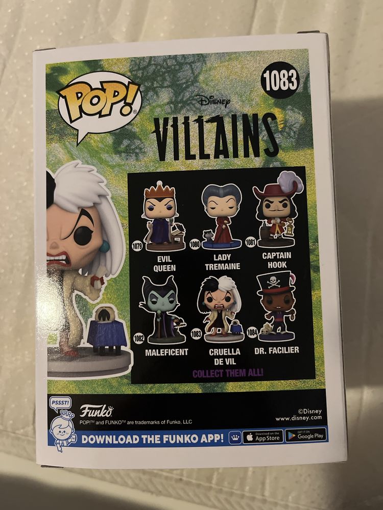 Funko pop 1083 cruella de vil