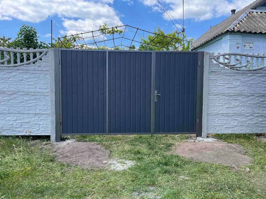 Виготовляємо та встановлюємо ворота (изготовляем ворота)