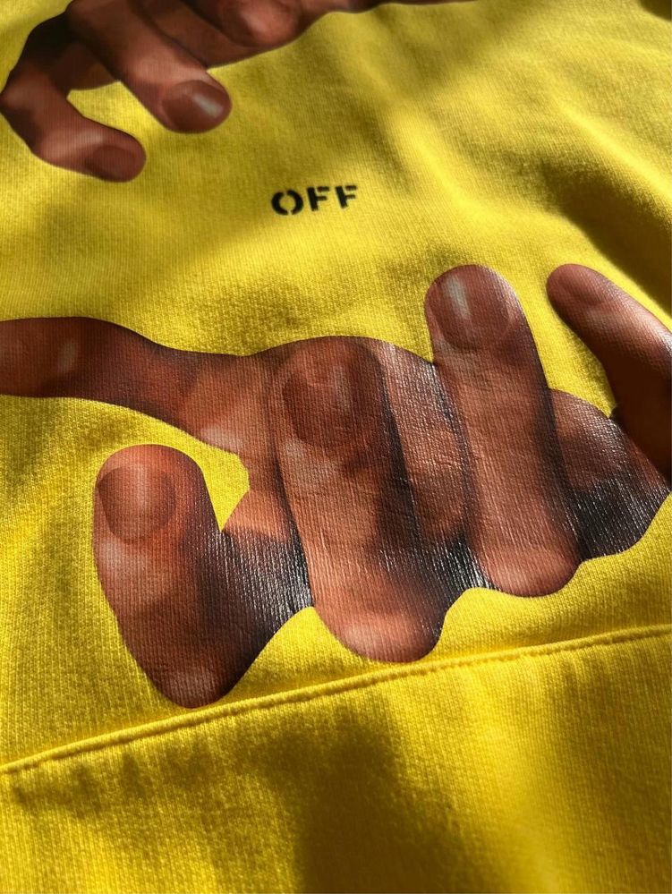 Off White худи «hands»