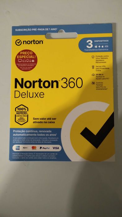 Norton 360 Deluxe 3 dispositivos