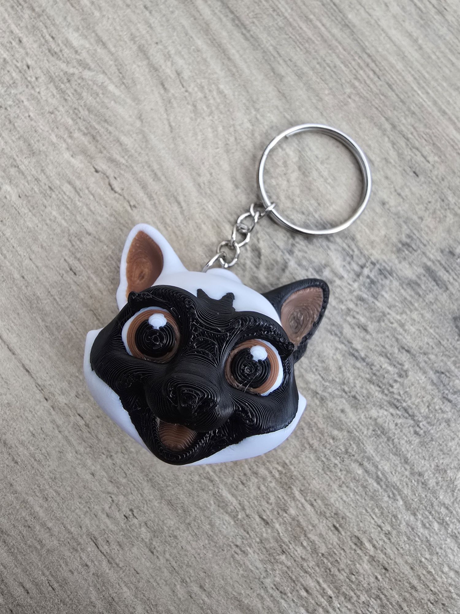 Śłodki Kociak Brelok i Magnes 2w1 3D - Brelok Druk3d fidget Keychain