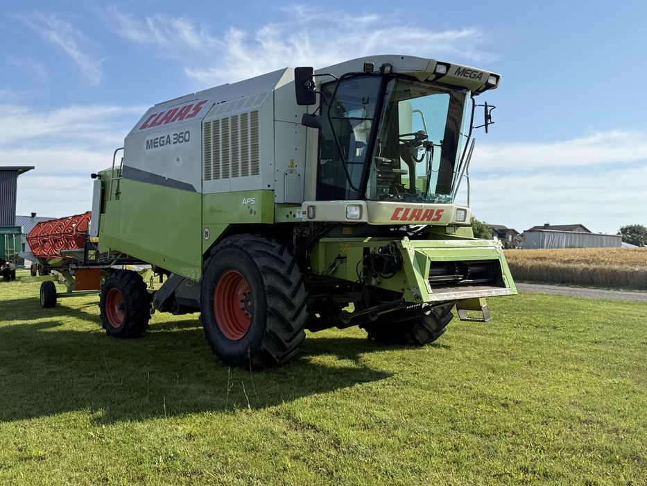 Claas Mega 360 APS Heder C510 + stół do rzepaku
