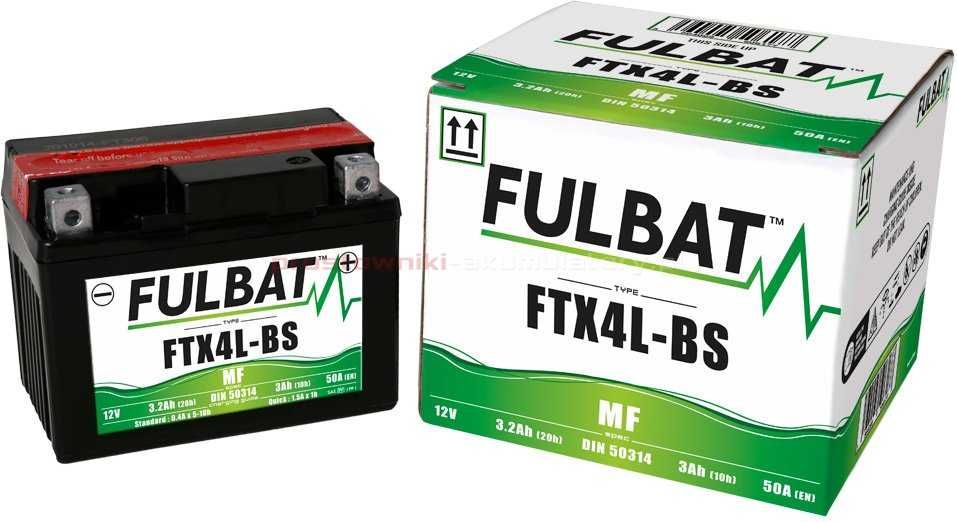Akumulator Fulbat YTX4L-BS FTX4L-BS MF 12V 3.2Ah 50A Grunwaldzka 33