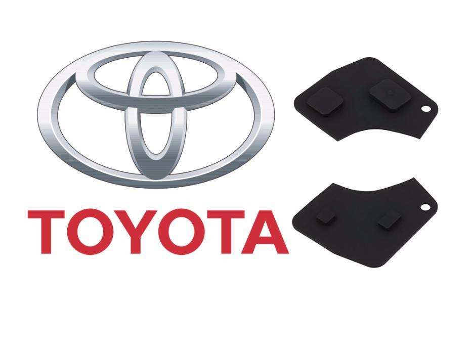 Chave Toyota Tapete borracha de 2 ou 3 botões