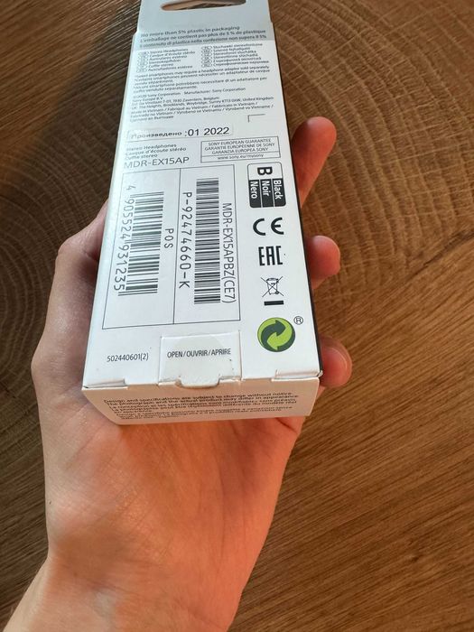Nowa klawiatura Logitech K120 + słuchawki Sony MDR-EX15AP + mysz A4