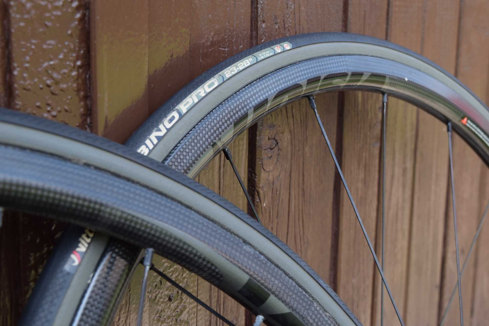 Koła karbonowe Vision TC24 w świetnym stanie / Shimano / Pokrowiec
