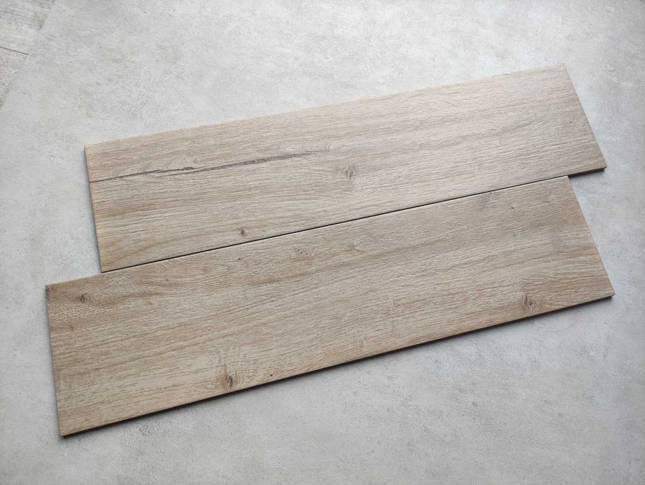 Płytki podłogowe Gres szkliwiony imitacja drewna Suomi Cream 15x60 G.2
