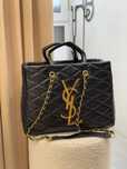 Сумка більша YSL чорний колір