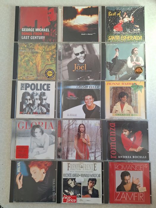 CDs vários tipos música - novo lote